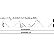 Trapezprofil T60 P Dach/Wand